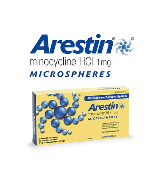 Arestin antibiotic therapy package